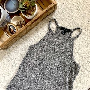 Gray Stretch Tank Top